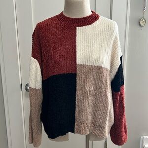 Boutique Colorblock Sweater